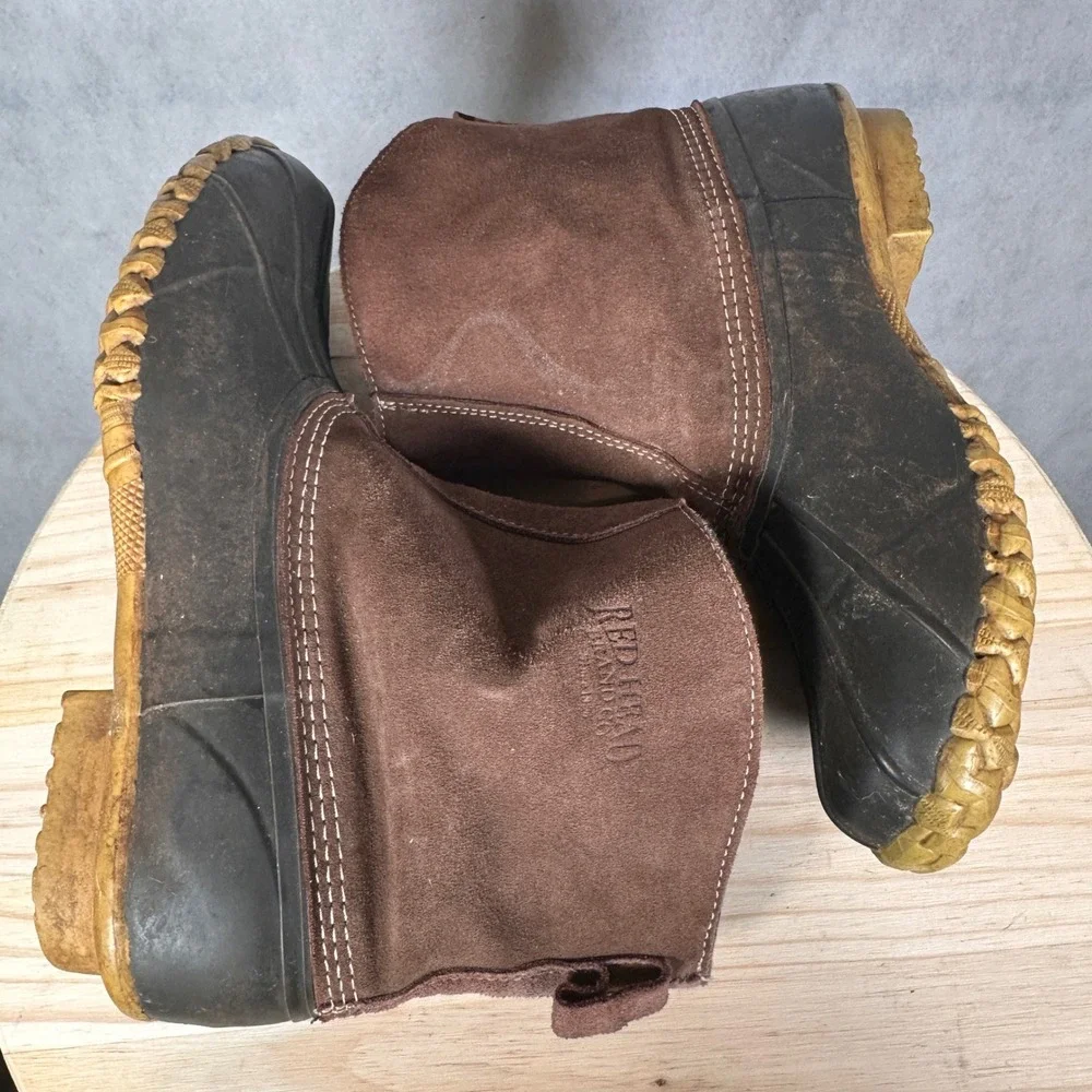 RedHead ASC II Duck Boots Mens Size 11 Brown Good Thinsulate Insulated Pull On